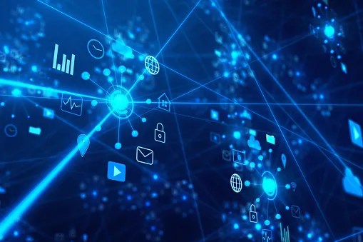 cybersecurity dashboard showing secure network analytics and protection tools