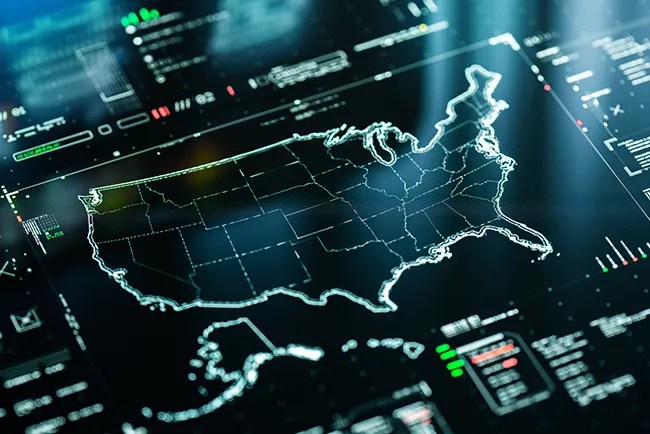 Private 5G network supporting federal AI